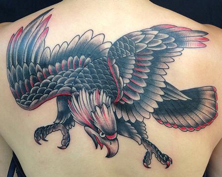 Tattoos - Traditional Eagle - 100217